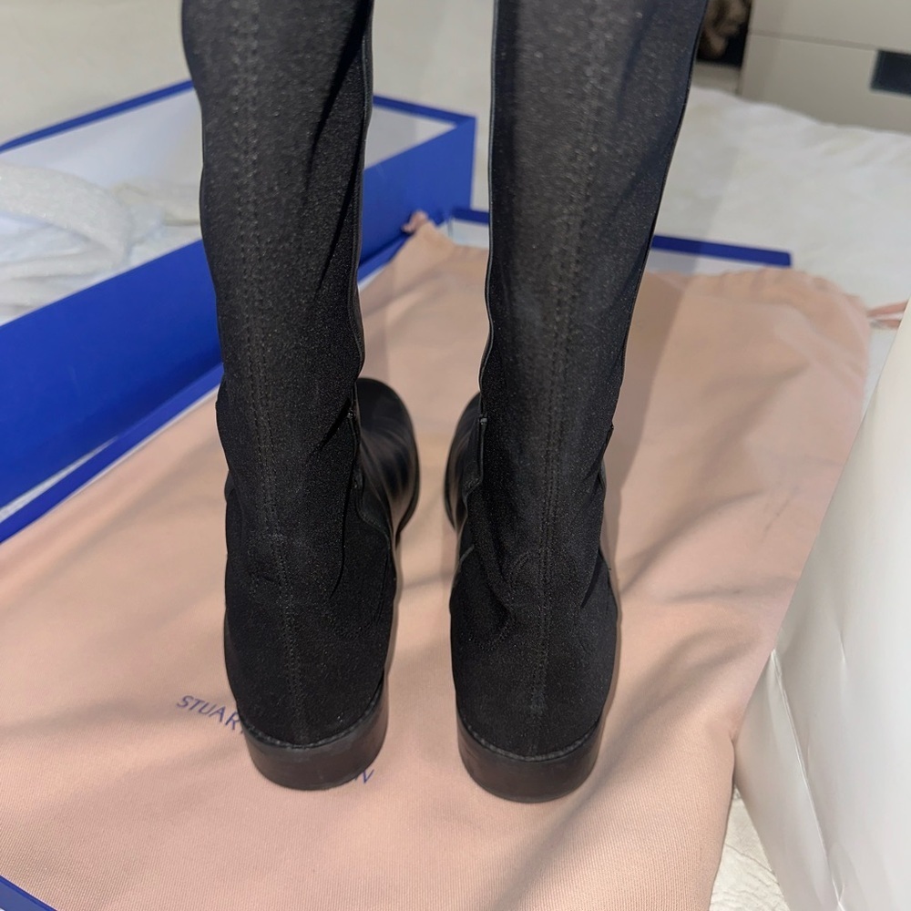 Stuart Weitzman Leather over the knee 5050 boots - Picture 11 of 13